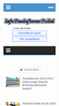 Mobile Screenshot of infopenerimaanpendaftaranpolri.com